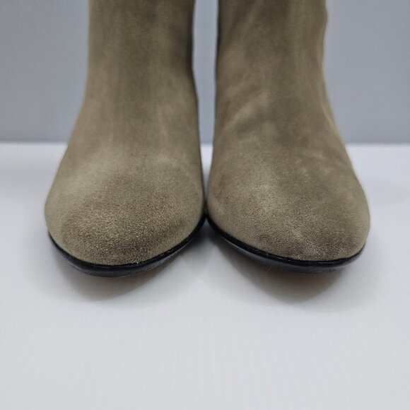 NEW Isabel Marant Dacken Classic Ankle Bootie Womens EU 39 Taupe Suede Western - Picture 7 of 15